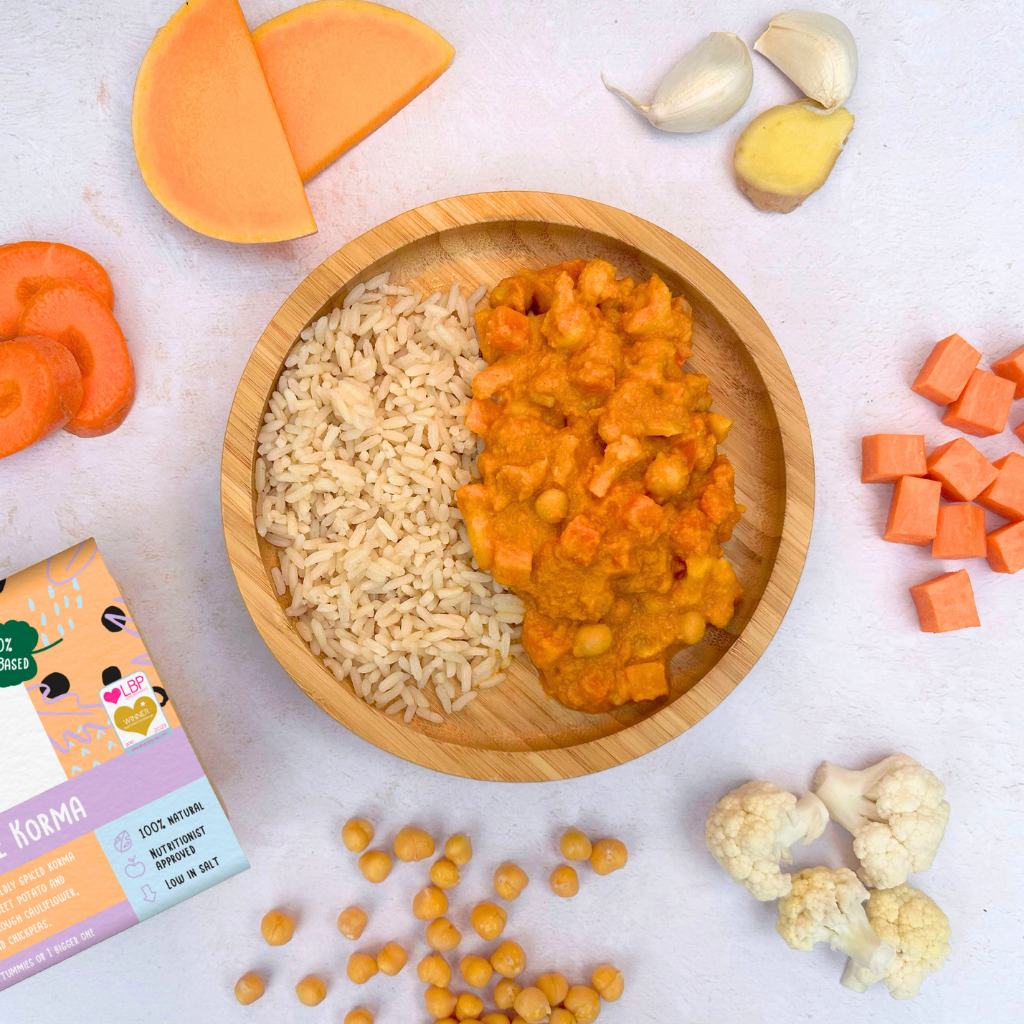 Kids Creamy Veggie Korma - Available on Ocado