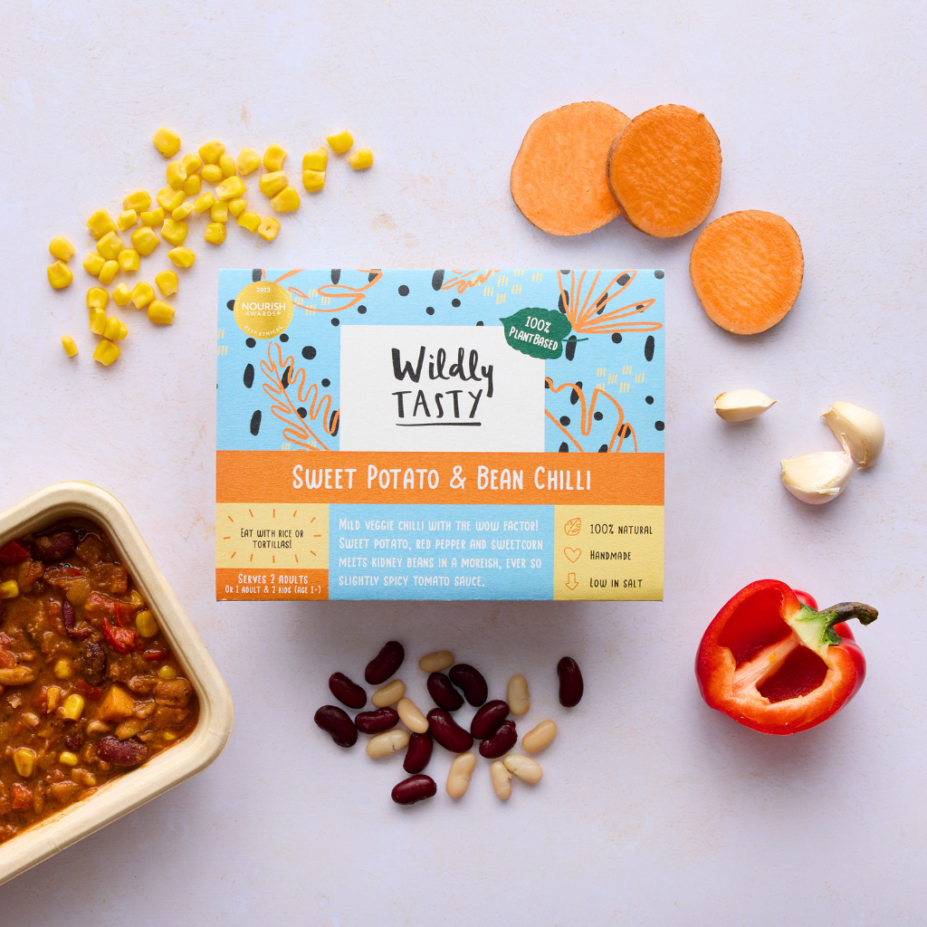 Kids Sweet Potato & Bean Chilli - Available on Ocado