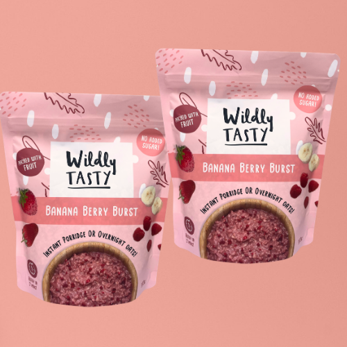 NEW Banana Berry Burst Oats x 2 (14 servings)