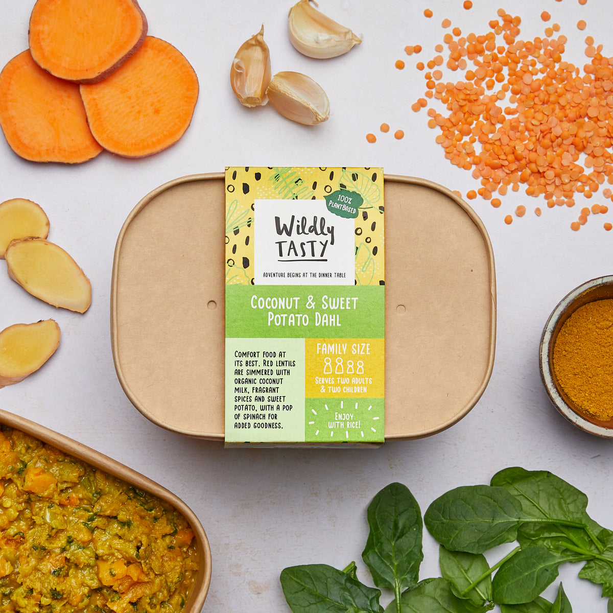 Family Size - Coconut &amp; sweet potato dahl