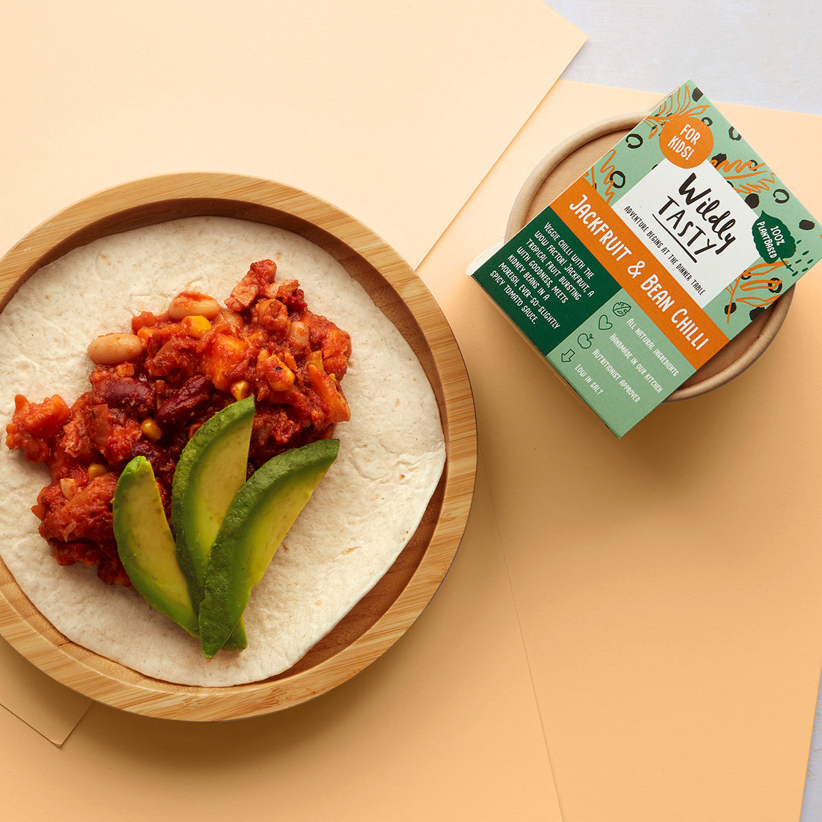 Mild Jackfruit &amp; Bean Chilli